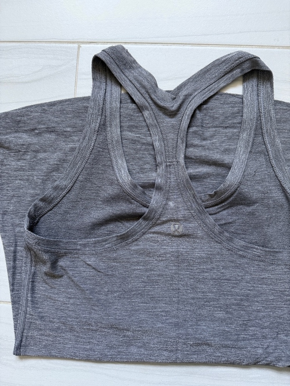 Lululemon Racerback Tank - Heather Gray
